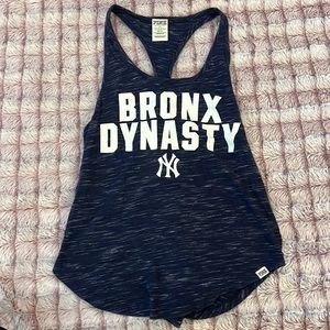 XS PINK Yankees Halter Tank Top 💙
